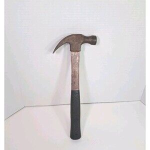 PLUMB Vintage Claw Hammer 11-400 20oz Head 13" Fiberglass Rubber Grip USA Made